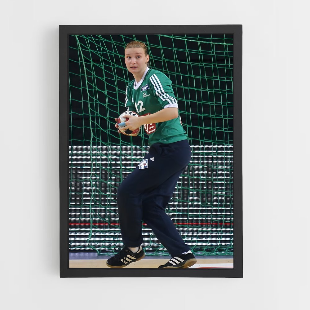 Poster Amandine leynaud – affiche Handball (vue 2)